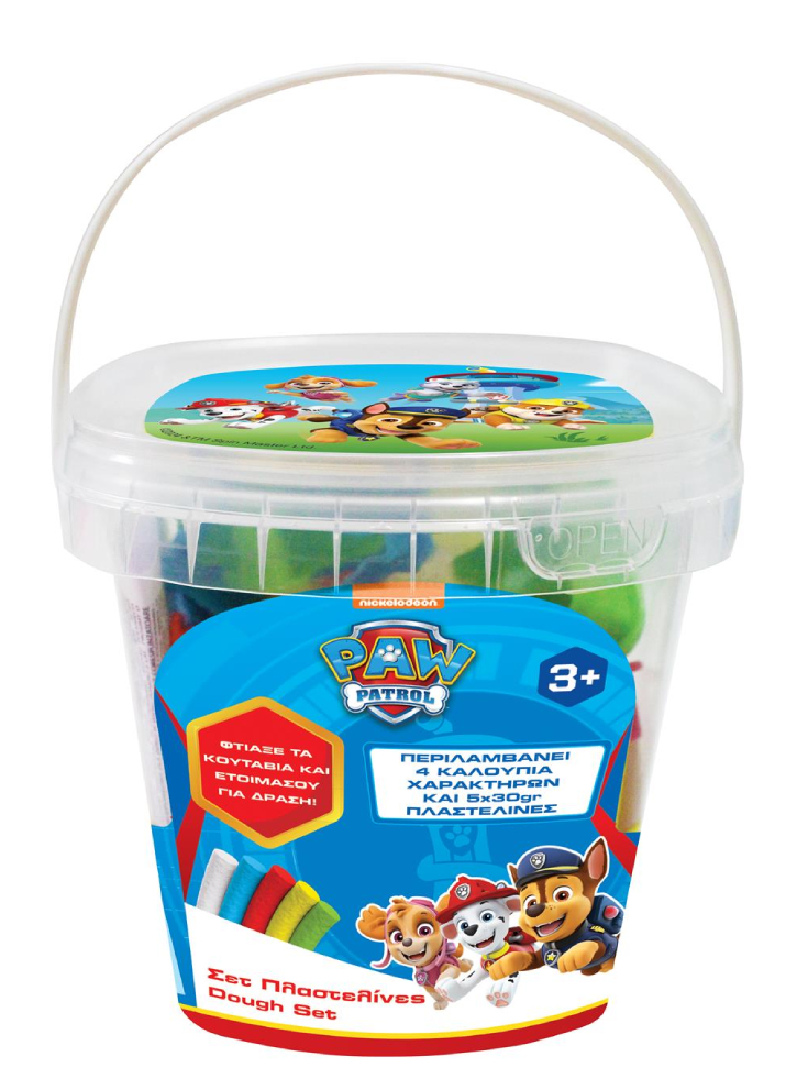 Paw Patrol Plasteline Set In Small Bucket (03979pm)