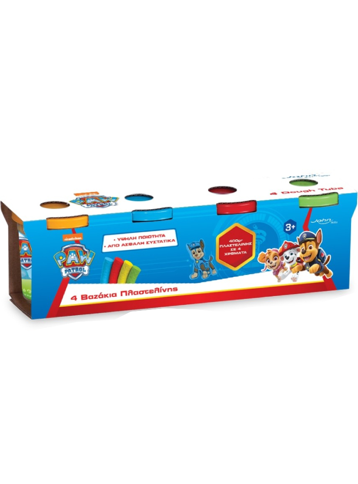 Paw Patrol Plasteline 4 Dough s Set 400gr (03978pm)