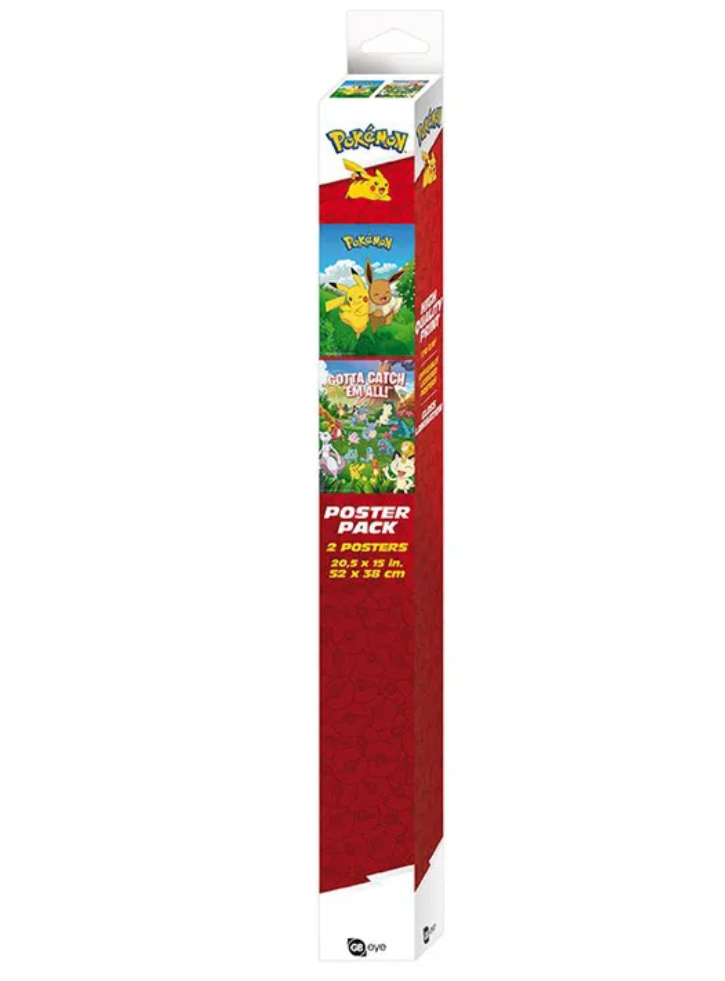 Pokemon Set 2 Posters Environments (52x38)