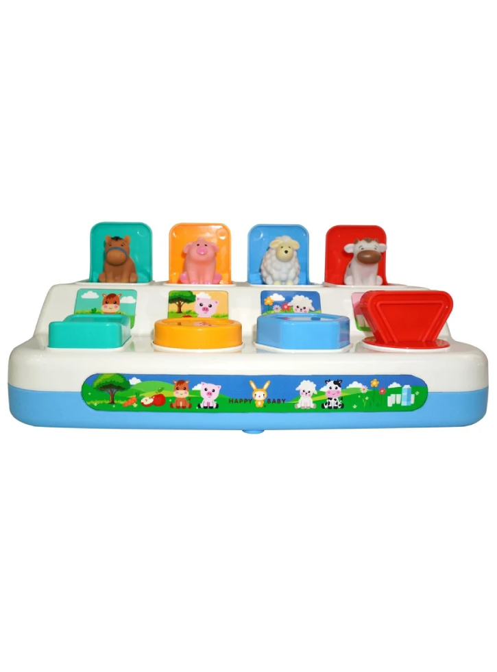 Happy Baby Pop Up Farm Animals (502238)