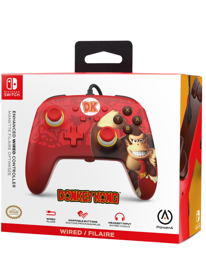 Powera Enhanced Wired Controller Donkey Kong Flex