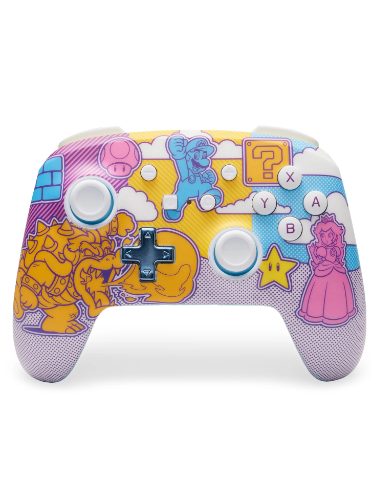 Powera Enhanced Wireless Controller Mushroom Kingdom Pop Art