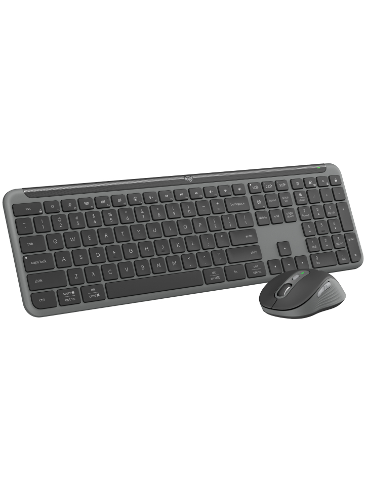 Logitech Signature Slim Wireless Keyboard & Mouse Combo Mk950 Graphite (nordic)