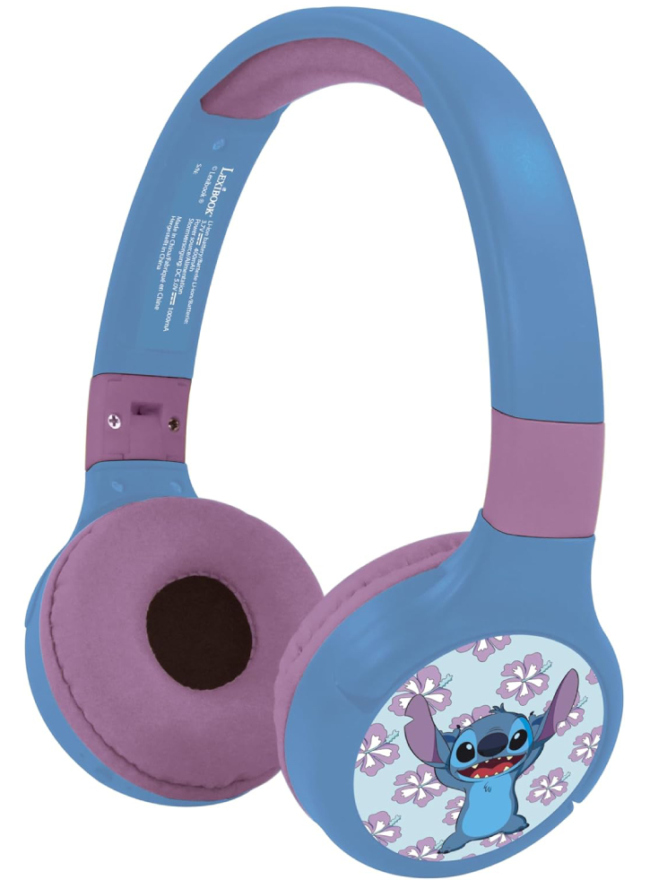 Lexibook Disney Stitch 2-in-1 Bluetooth Headphones (hpbt010d)