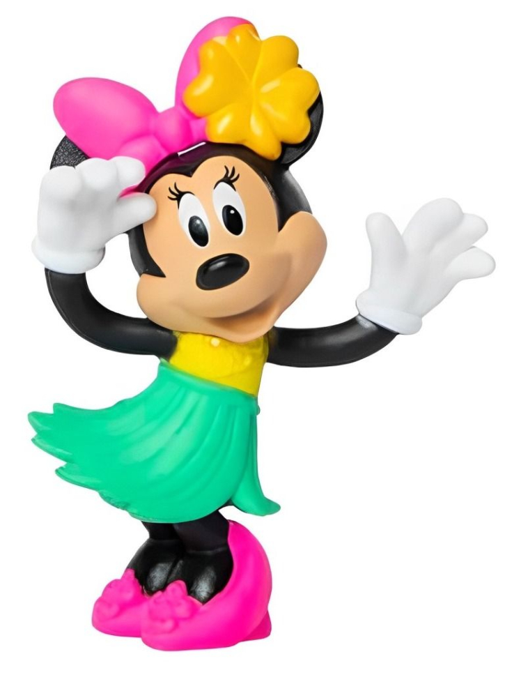 Disney Junior Minnie Minnie Mouse In Hula Dress 6cm