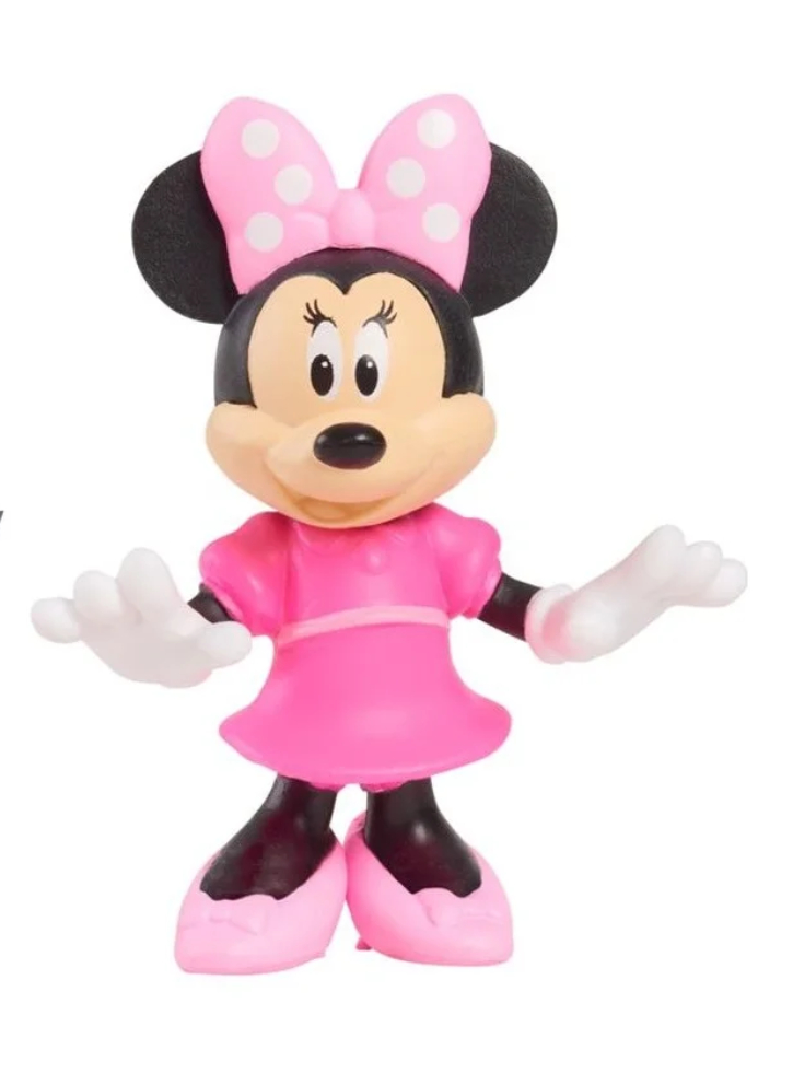 Disney Junior Minnie - Minnie Mouse In Pink Dress 6cm