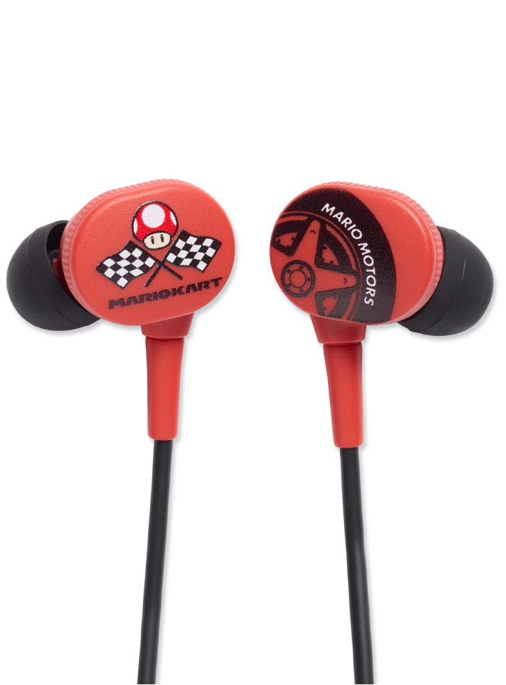 Powera Wired Earbuds Mario Kart Motors