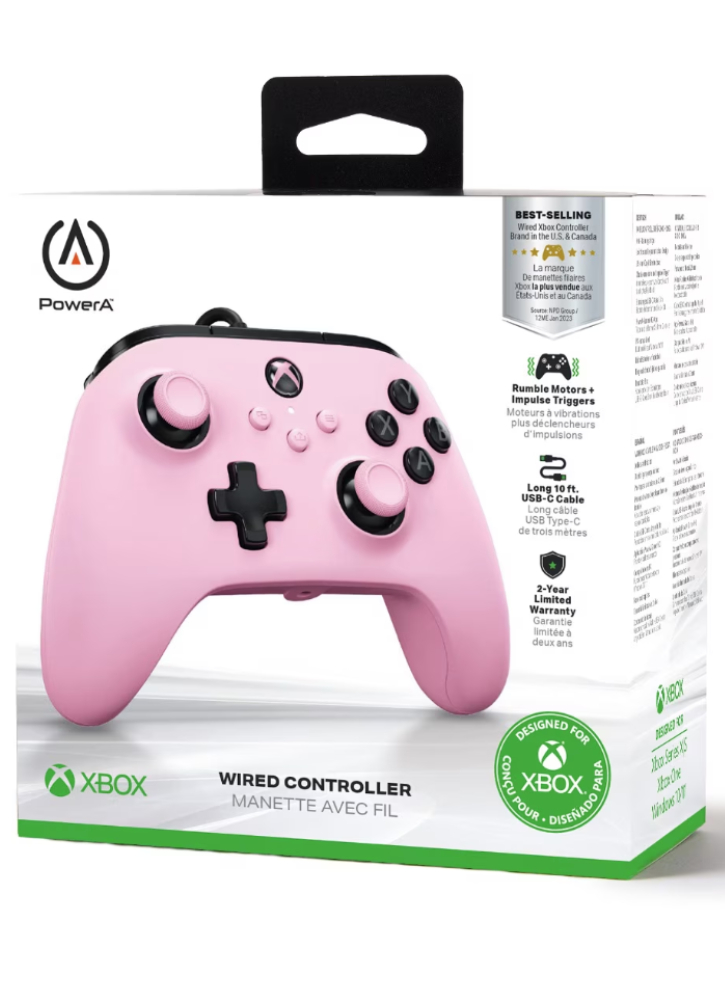 Powera Wired Controller Pink