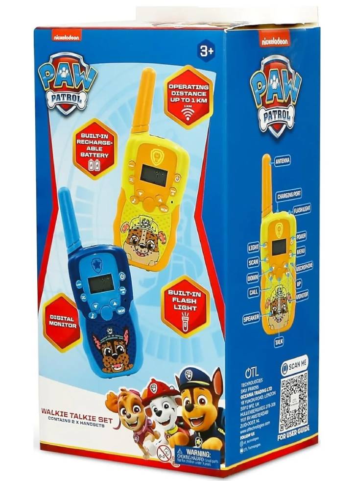 Otl Paw Patrol Walkie Talkie Set