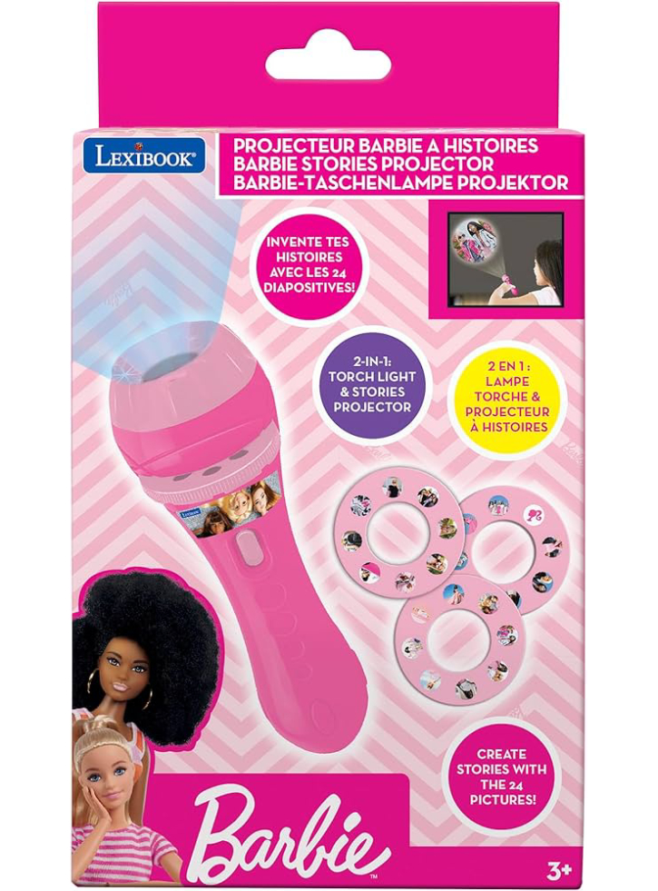 Lexibook Barbie Stories Projector And Torch Light (ltc050bb)