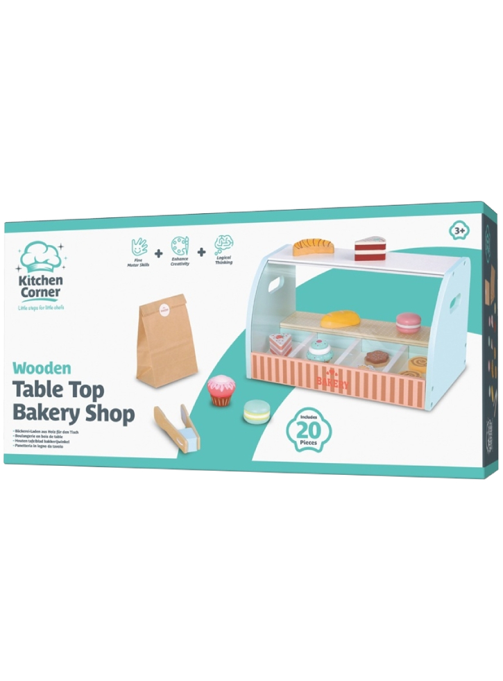 Small Wood Table Top Bakery Shop (l40298)