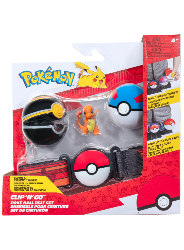 Pokemon Clip N Go Belt Set Charmander (pkw3647)