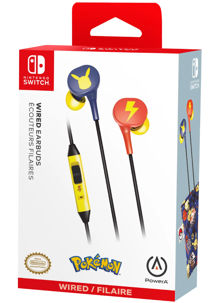 Powera Nsw Wired Earbuds Pokemon Pikachu Blossom