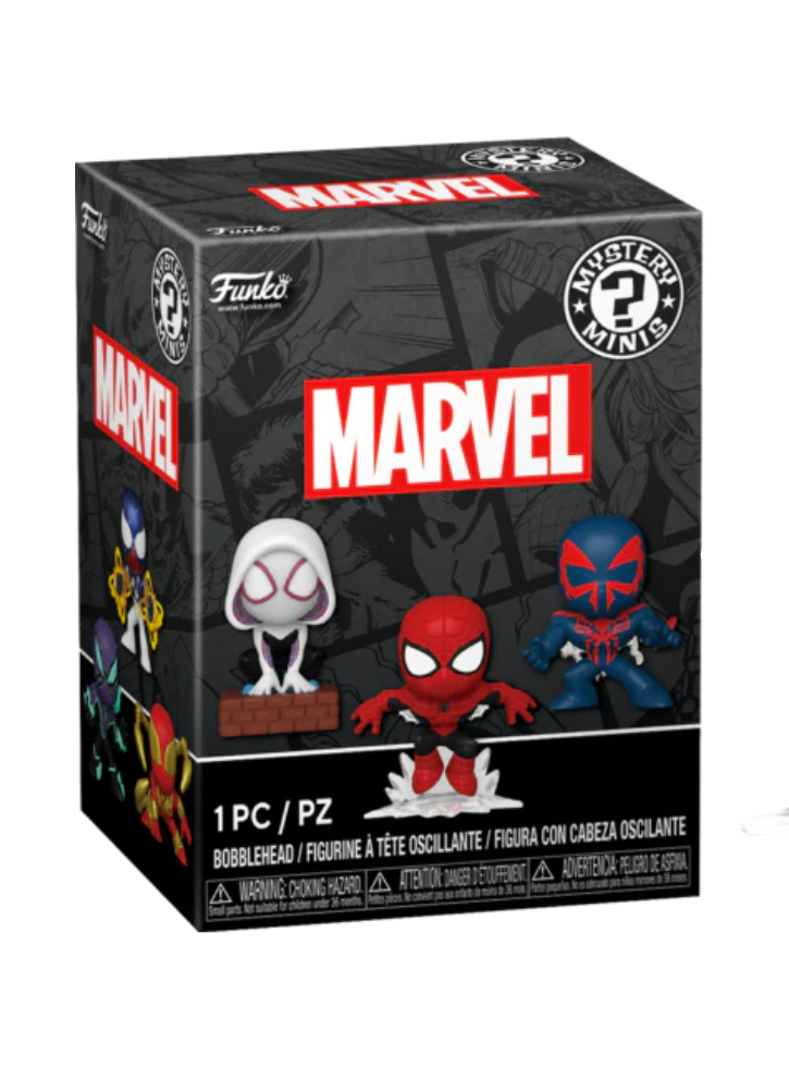 Funko Mystery Minis Marvel Spider-man (blind Box/random) Bobble-head