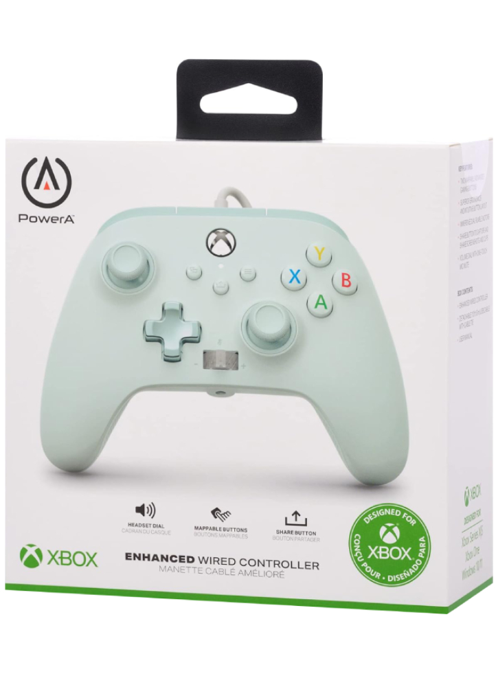 Powera Enhanced Wired Controller Cotton Candy Blue