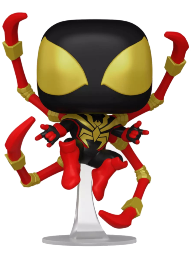 Funko Pop Marvel Spider-man Miles Morales Iron Spider #1448 Bobble-head 10cm
