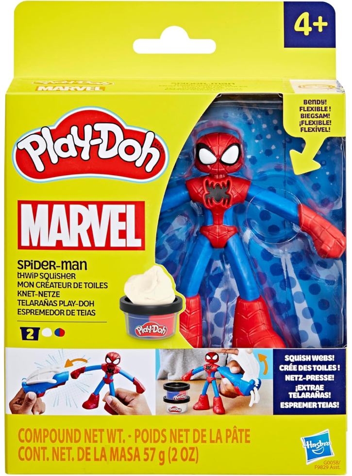 Play-doh Spiderman Thwip Squisher (g0058)