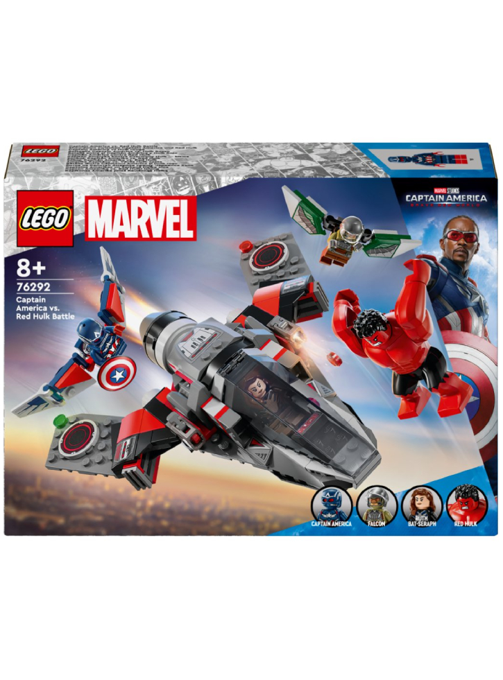 Lego Marvel Captain America Vs Red Hulk Battle (76292)