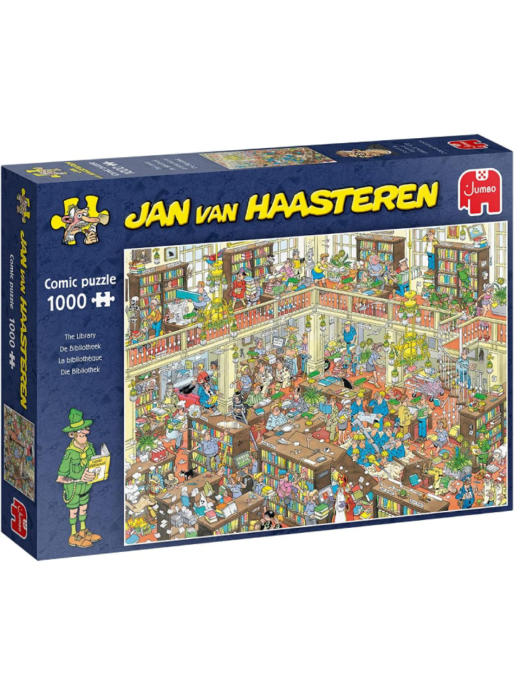 Jan Van Haasteren Puzzle The Library (1000 Pieces) (jum9092)