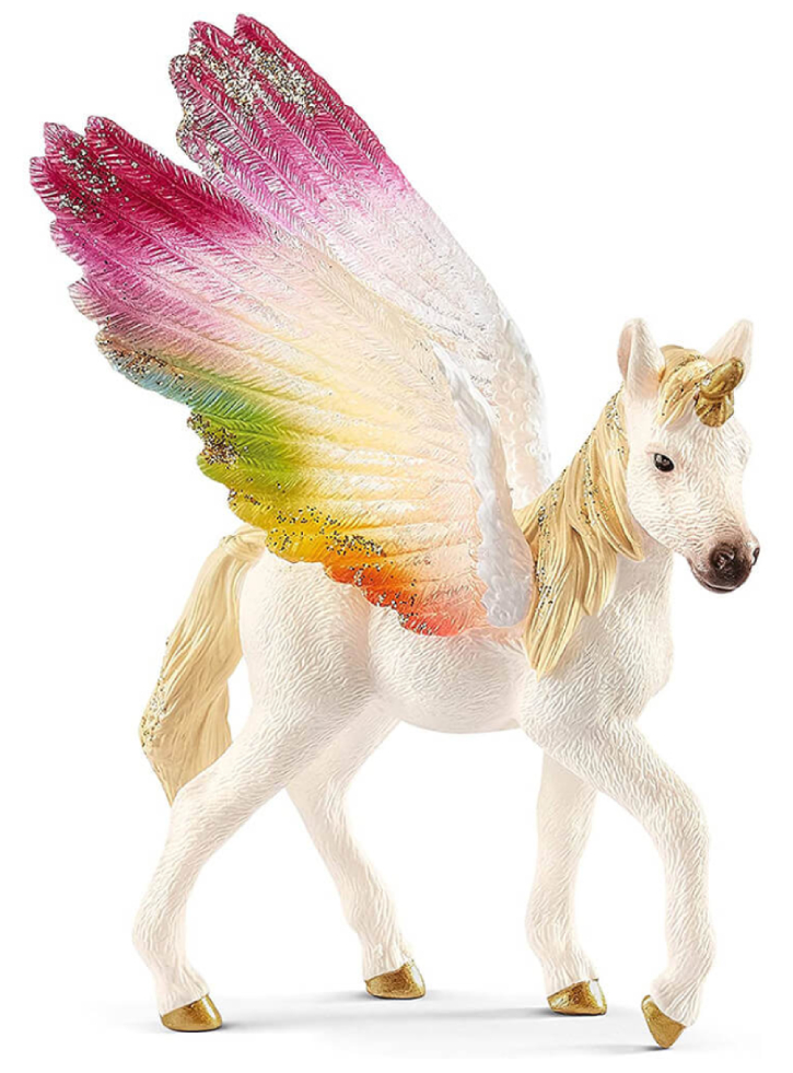 Schleich Winged Rainbow Unicorn, Foal (70577)