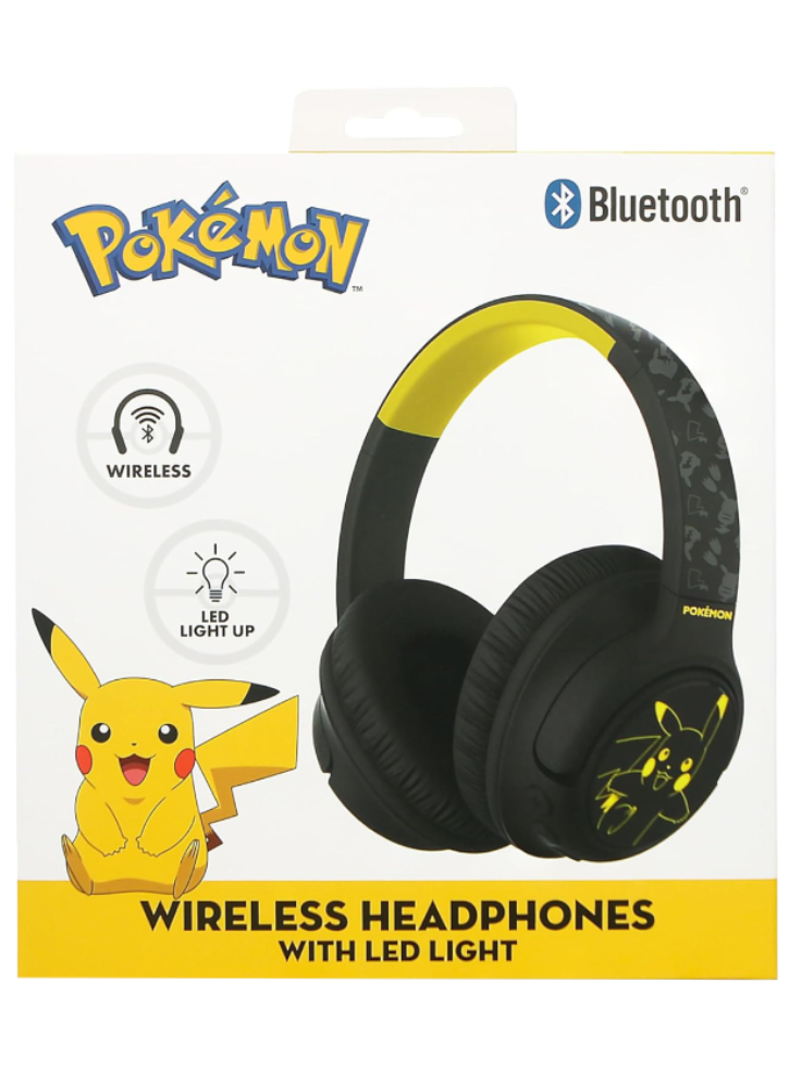 Otl Pikachu Wireless Headphones With Led Light