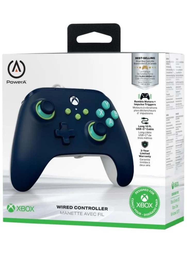 Powera Wired Controller Mariner Blue