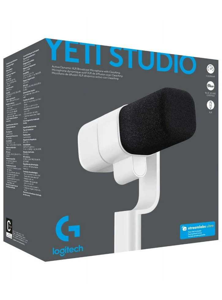 Logitech G Yeti Studio White Microphone