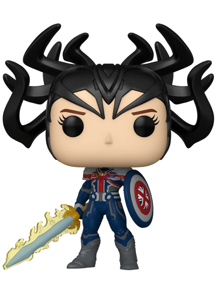 Funko Pop Marvel What If...? -infinity Captain Carter #1464 Bobble-head 9cm