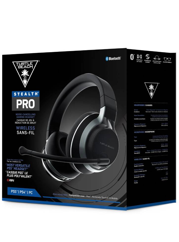 Turtle Beach Stealth Pro Wireless Headset Black