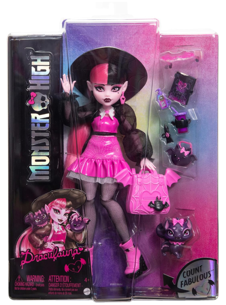 Monster High Core Doll With Pet Draculaura (hrp64)