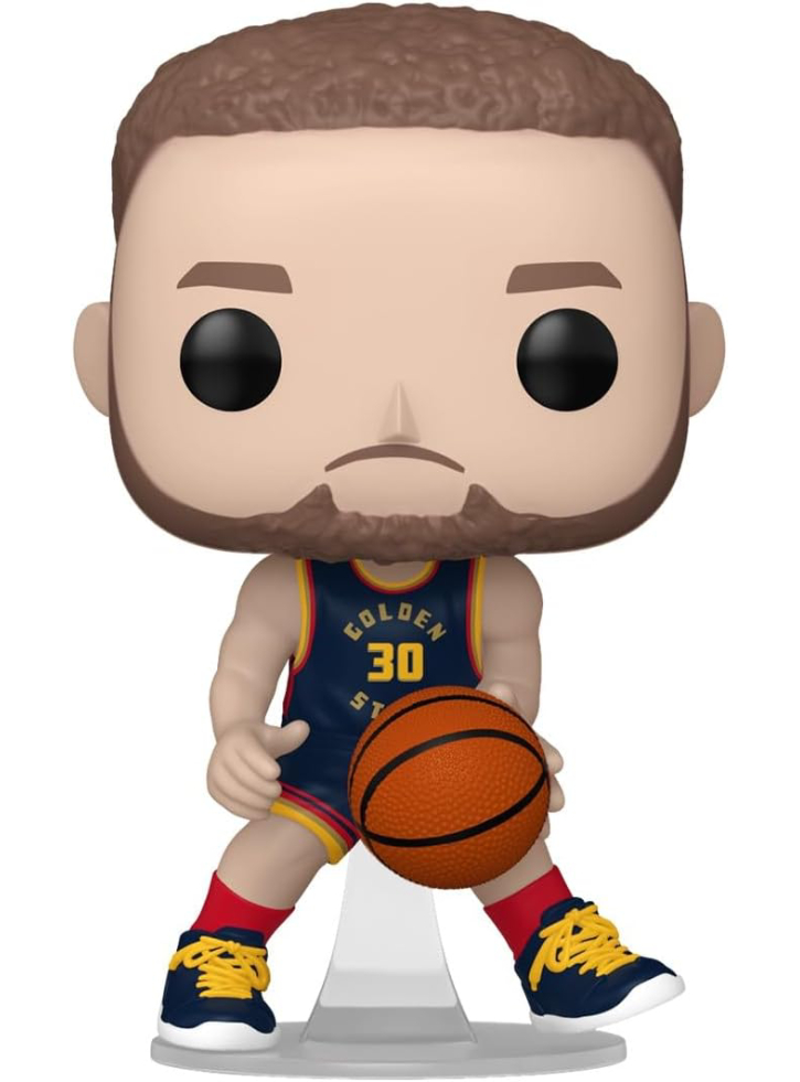 Funko Pop Basketball Nba Warriors Stephen Curry (city Edition 24-25) #205 9cm