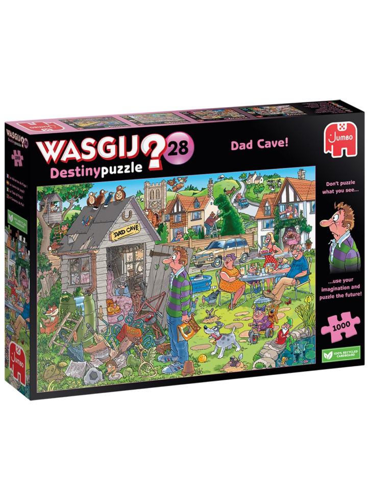 Wasgij Destiny 28 Dad Cave! 1000pc (jum02092)