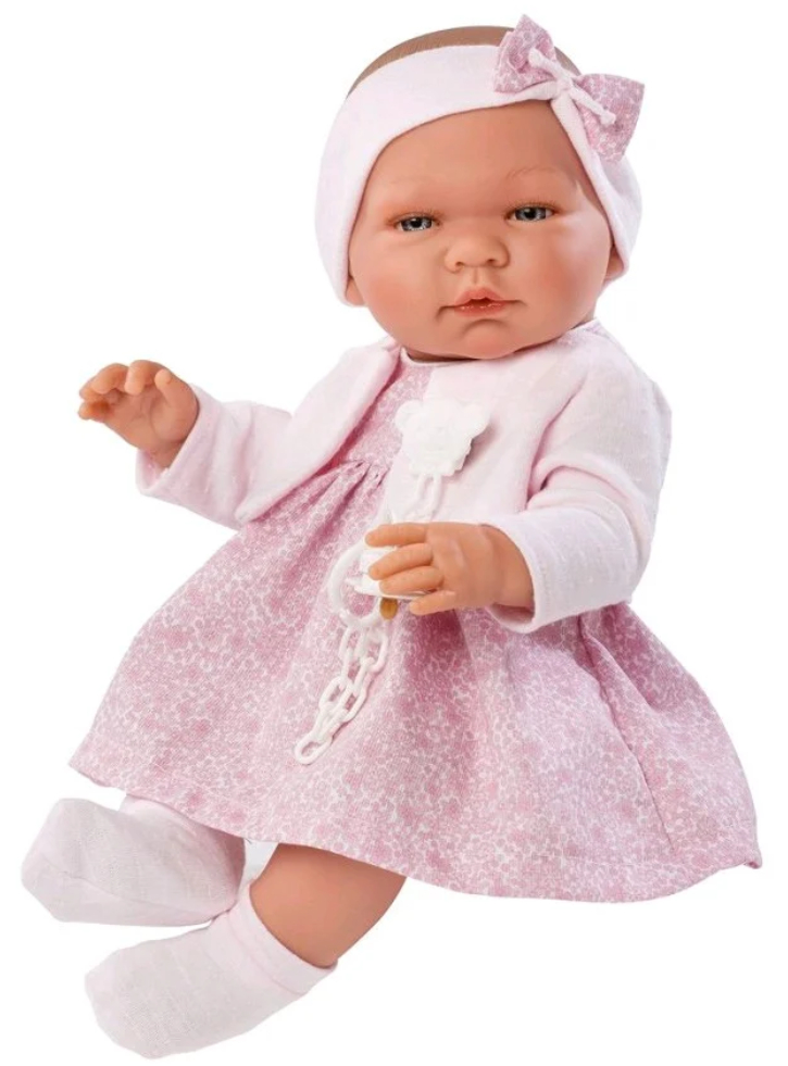 Asi Dolls Maria Doll In Rose Dress With Jacket 43cm