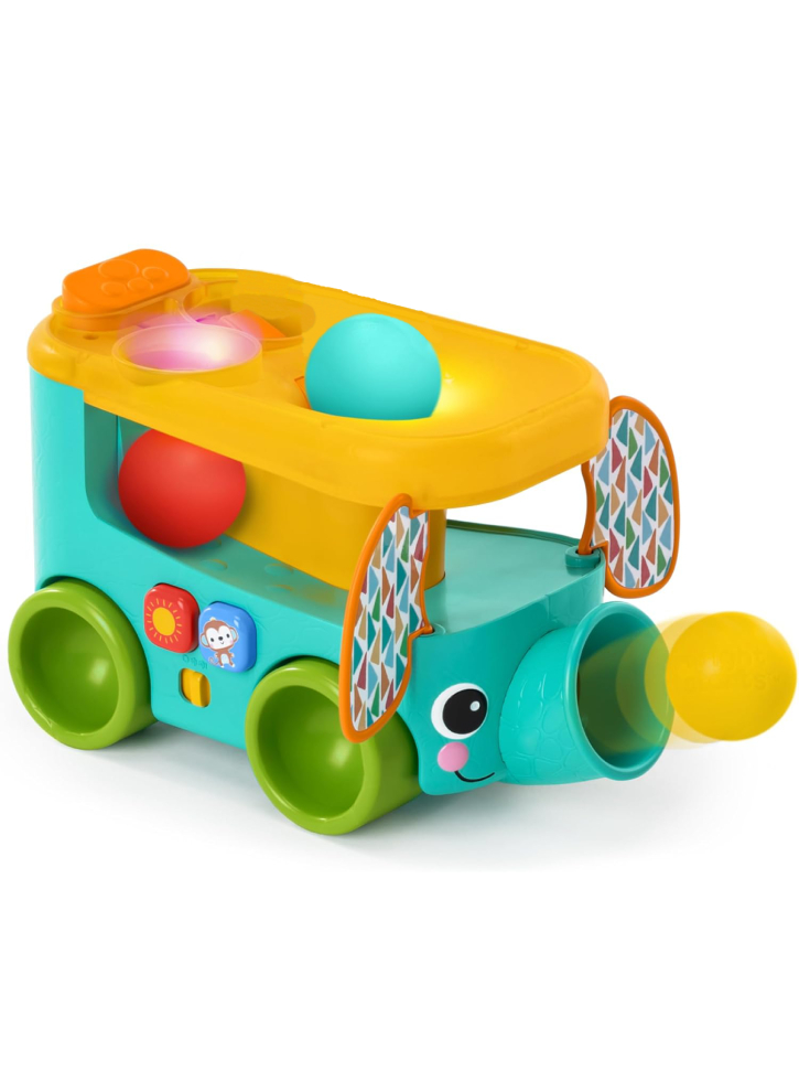 Bright Starts Pop & Roll Safari Bustm Ball Play Toy (bs-16827)