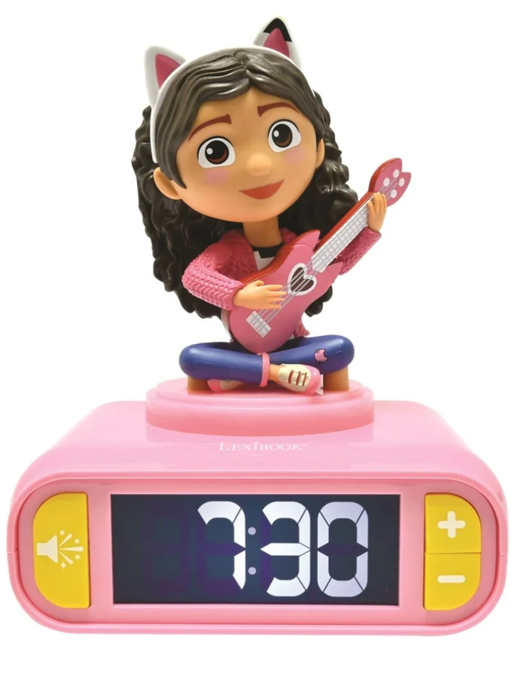 Gabby\'s Dollhouse Alarm Clock With Night Light And Sounds (80114)
