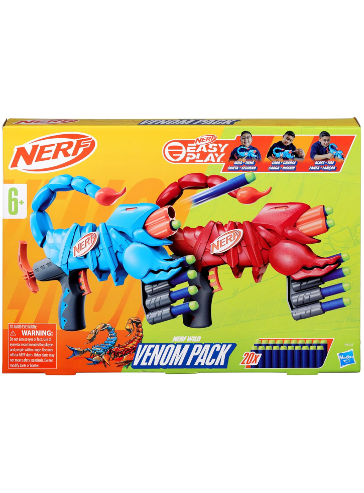 Nerf Easy Play Wild Venom Pack (f9137)