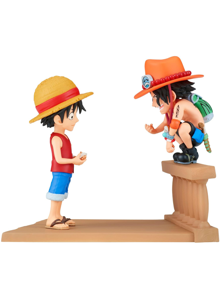 Banpresto Wcf Log Stories One Piece Luffy Ace 8cm (89475)