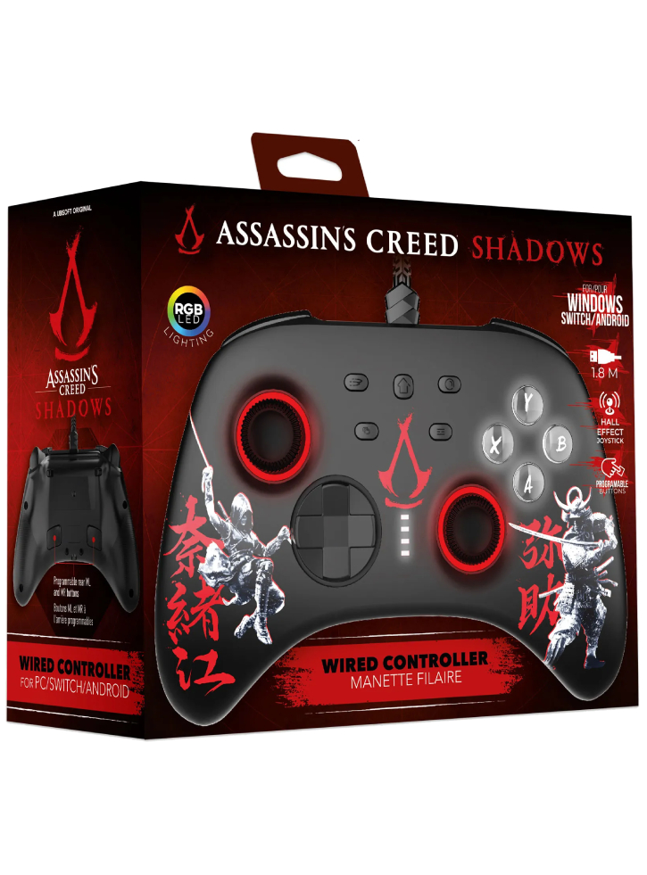 Wired Pc Controller Assassin\'s Creed Shadows