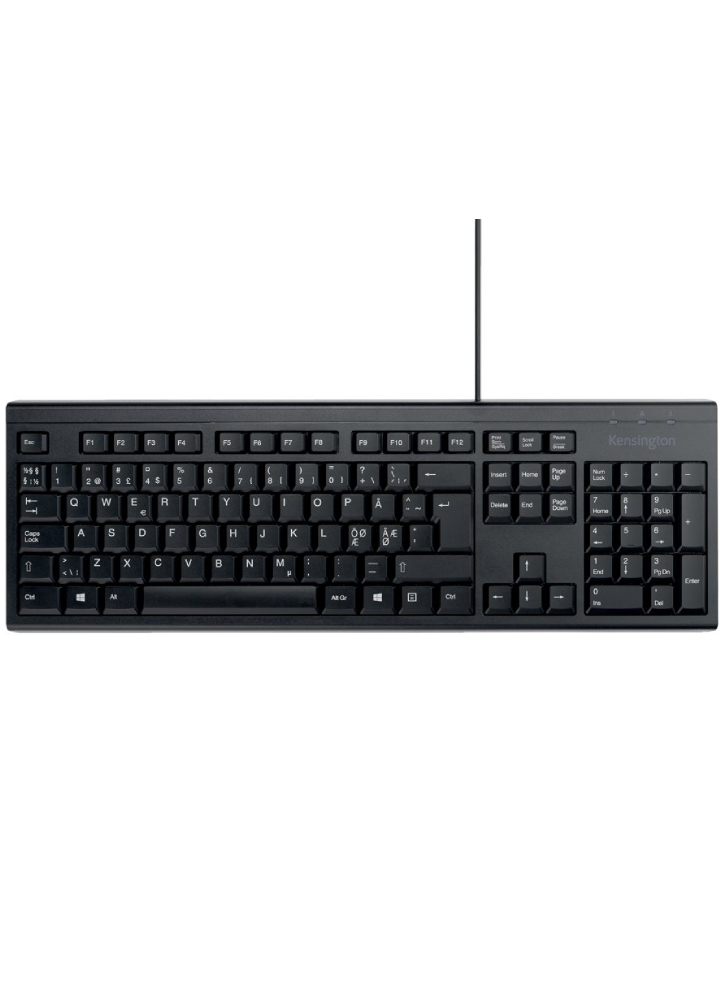 Kensington Eq Kb100s Pn Wired Keyboard (black)