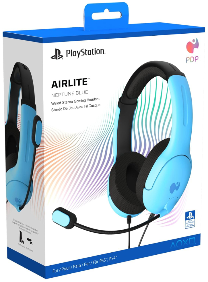 Pdp Airlite Headset Wired Neptune Blue