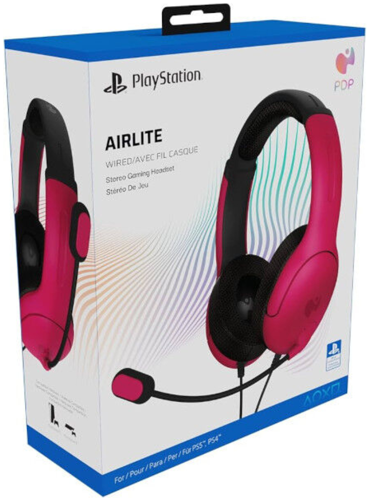 Pdp Airlite Wired Cosmic Red Headset