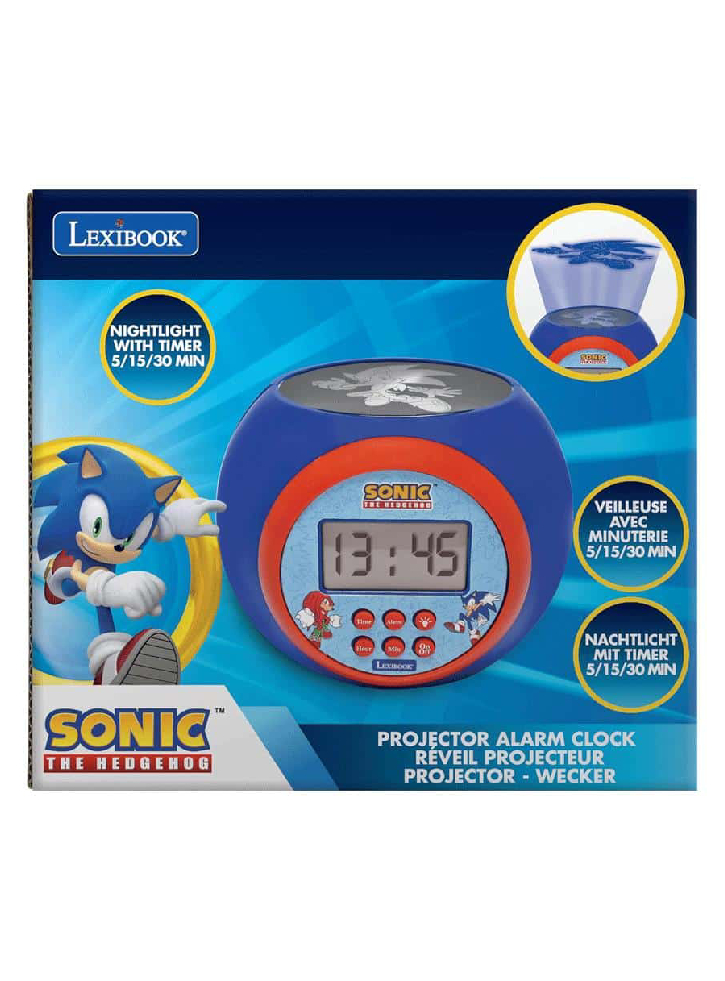 Lexibook Sonic Projector Alarm Clock (rl977sn)