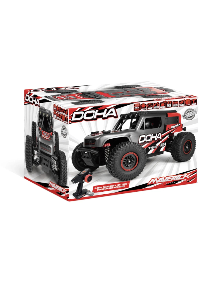 Maverick Doha 1/20 4wd Electric Truck Red (150701)