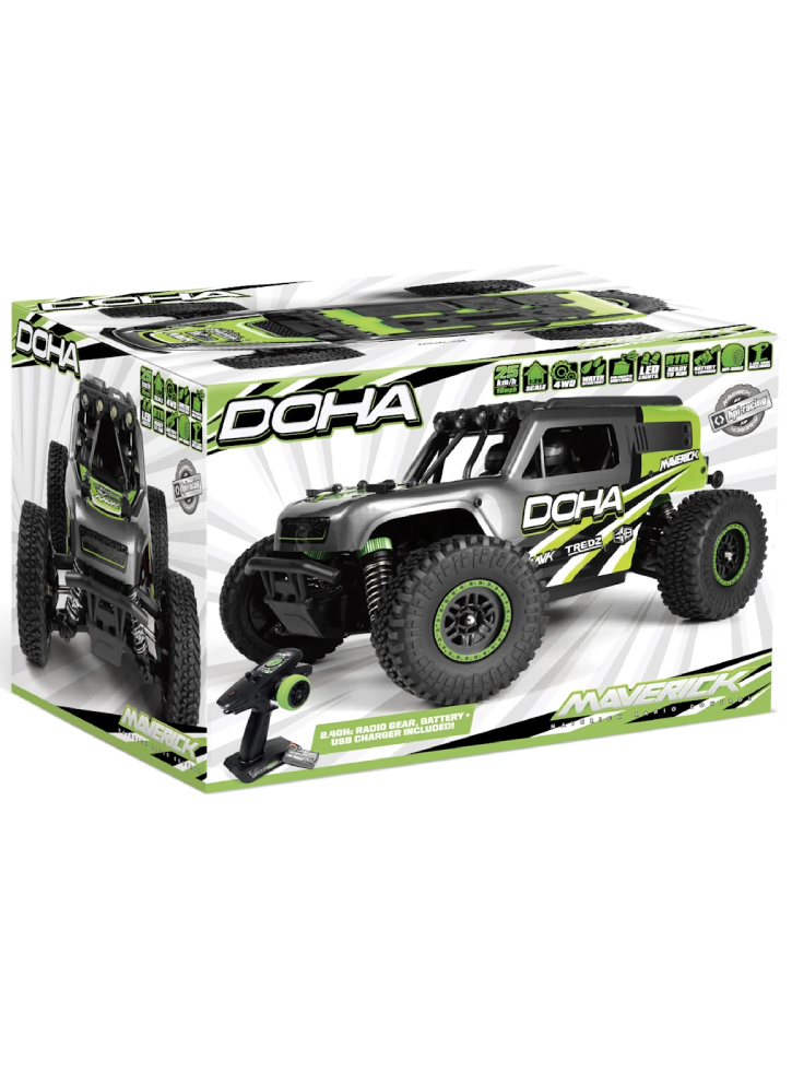 Maverick Doha 1/20 4wd Electric Truck Green (150703)