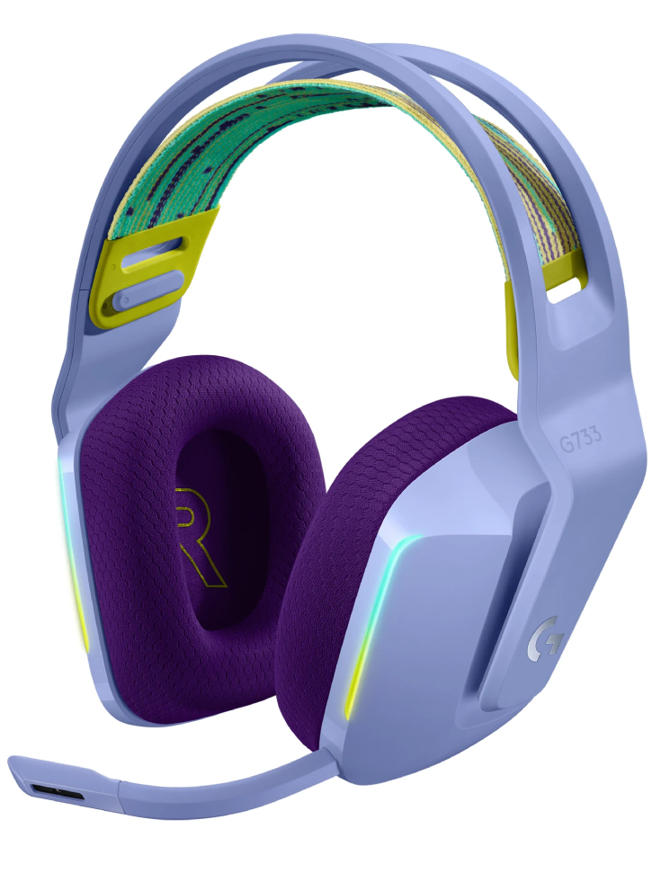 Logitech G733 Lightspeed Headset Lilac 2.4ghz