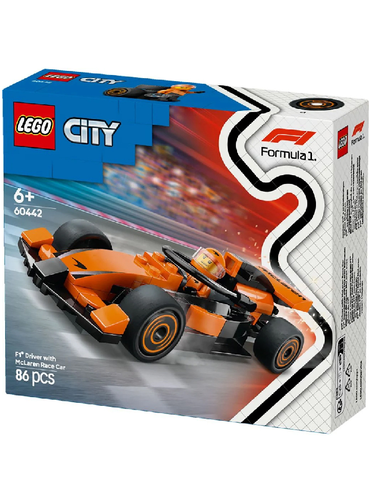 Lego City F1(r) Driver With Mclaren Race Car 60442