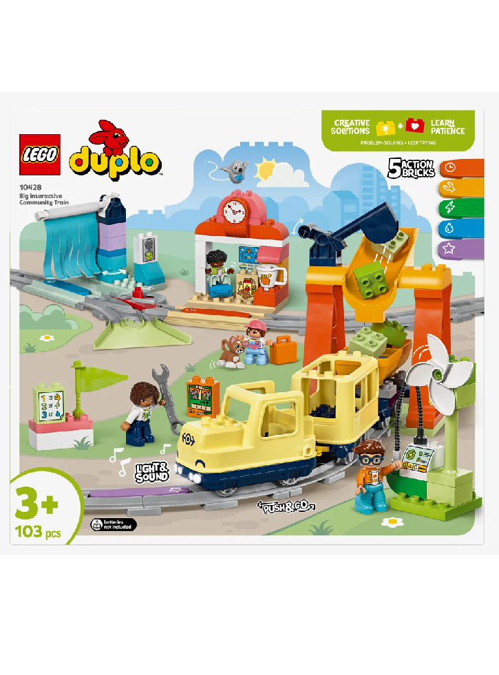 Lego Duplo Town Big Interactive Community Train (10428)