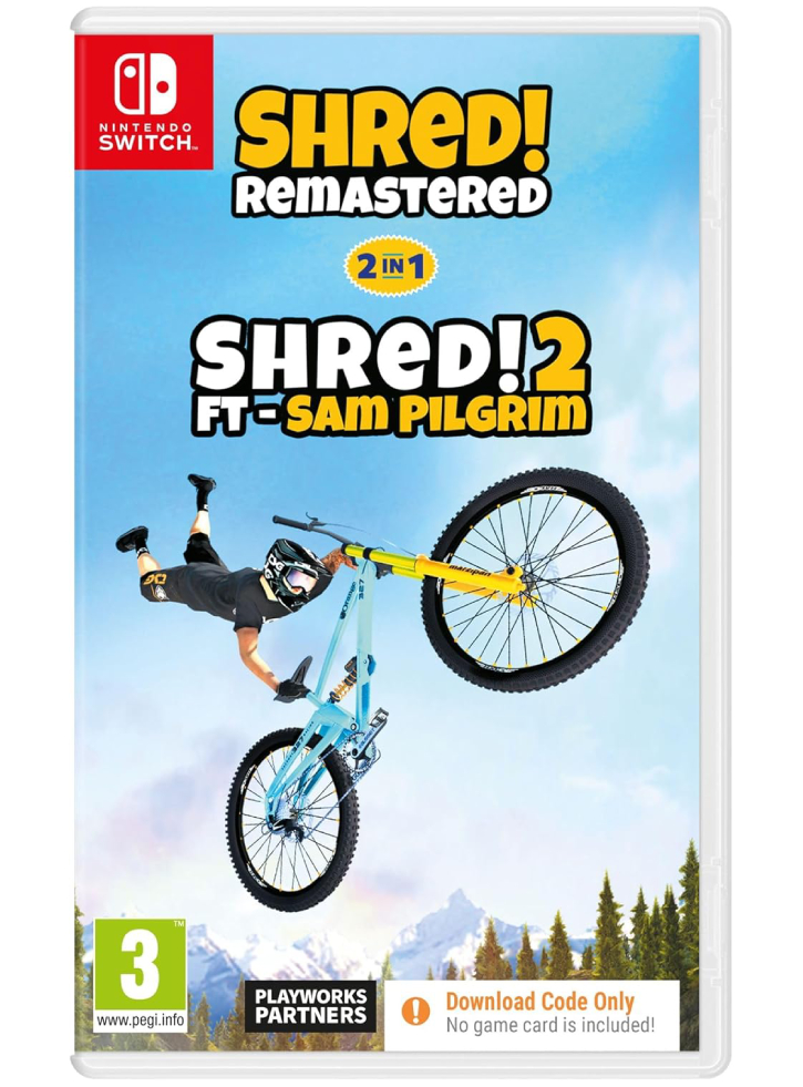 Shred! Remastered & Shred 2 Ft. Sam Pilgrim 2 In 1 (code In A Box)