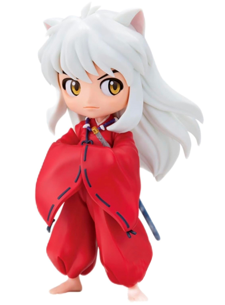 Inuyasha Q Posket-inuyashaa&miroku-(a:inuyasha) 14cm