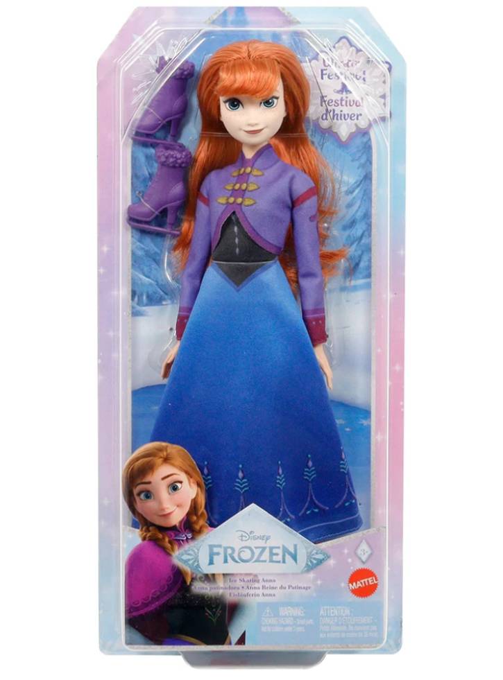 Mattel Frozen Ice Skating Anna (jbg54)